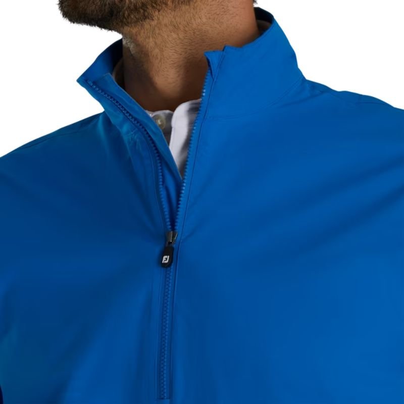 FootJoy HydroLite X Short Sleeve Rain Shirt Blue SMALL