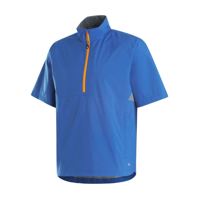 FootJoy HydroLite X Short Sleeve Rain Shirt Indigo/Basalt SMALL