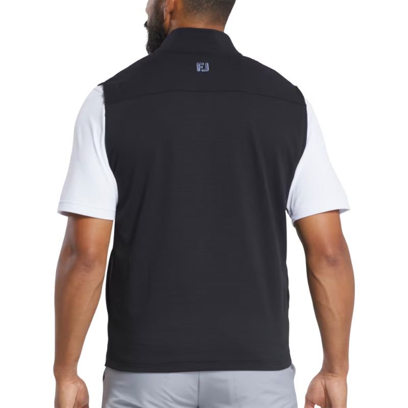 FootJoy Ottoman Knit Vest Black