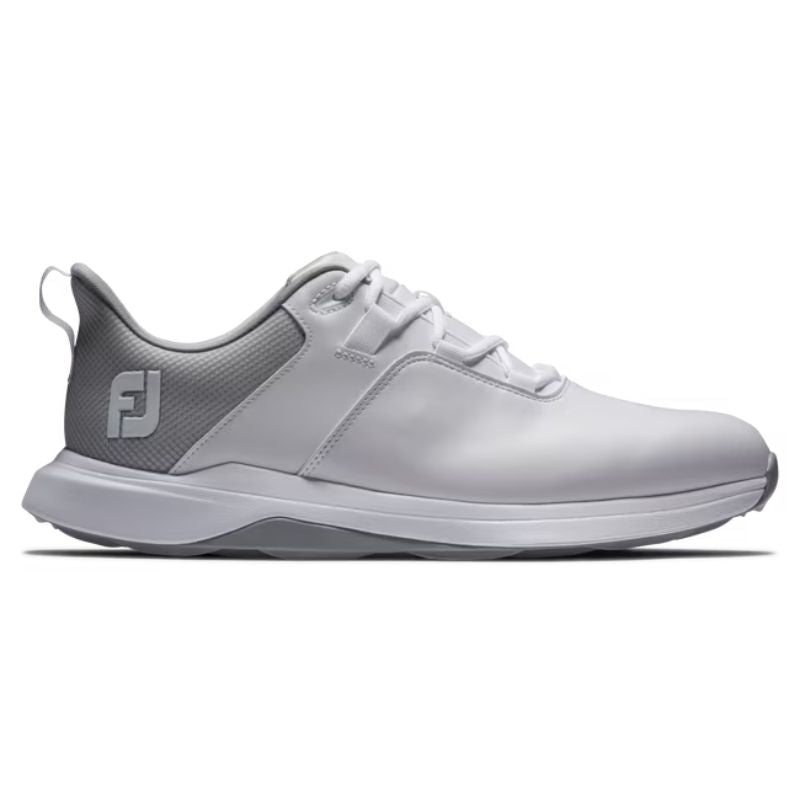 FootJoy ProLite Spikeless Golf Shoe White Grey