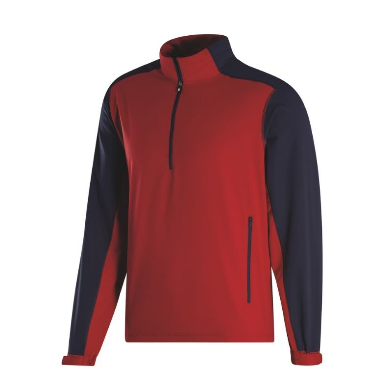 FootJoy Sport Windshirt - Previous Season Style Crimson/Navy