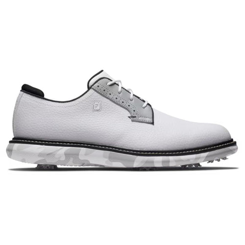 FootJoy Traditions Blucher Golf Shoe - Previous Season Style White Grey Camo