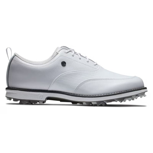 FootJoy Women's Premiere Golf Shoe - Issette White White Woven Print Medium