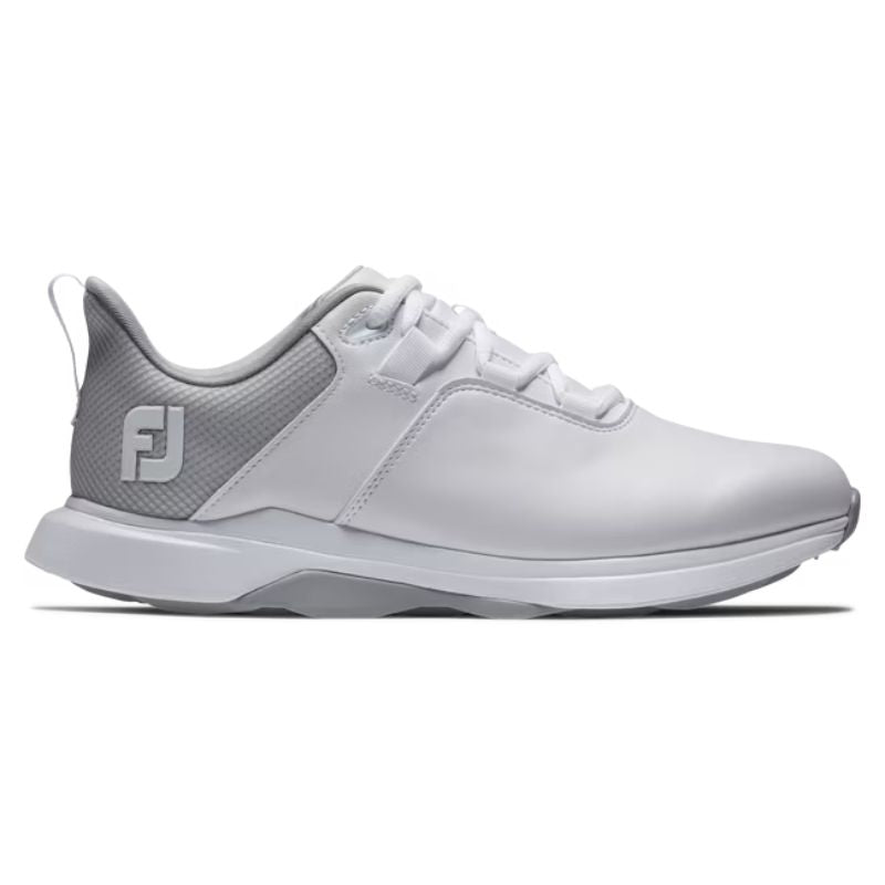 FootJoy Women's ProLite Spikeless Golf Shoe White Grey