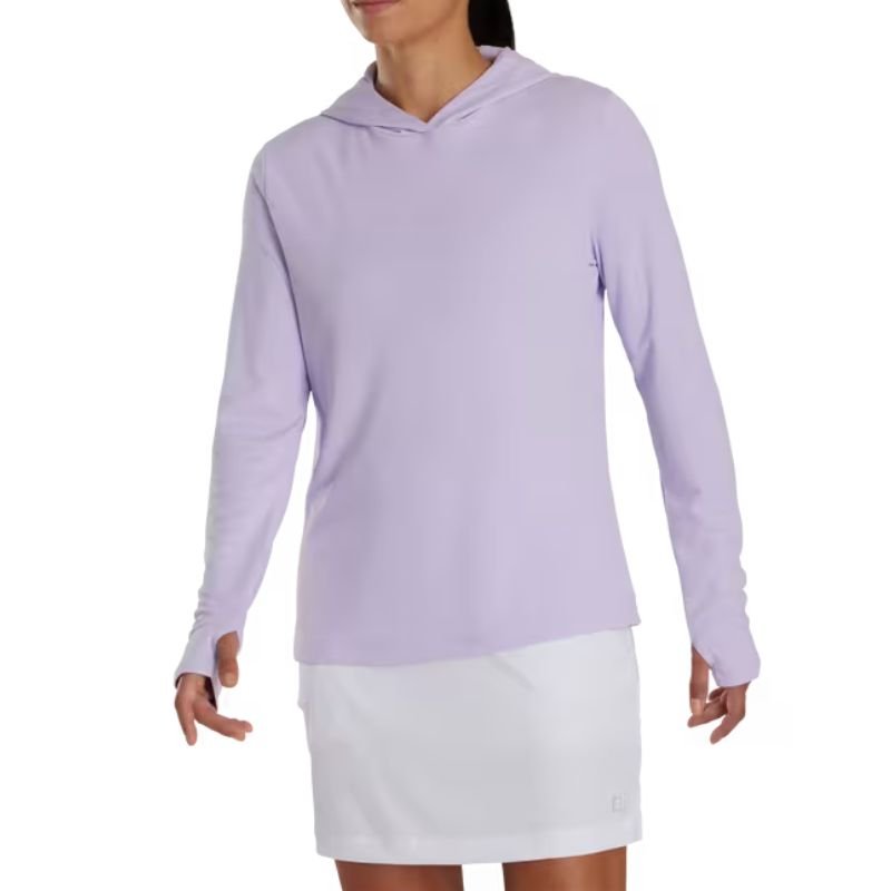 FootJoy Women's Pullover Sun Protection Hoodie Lavender