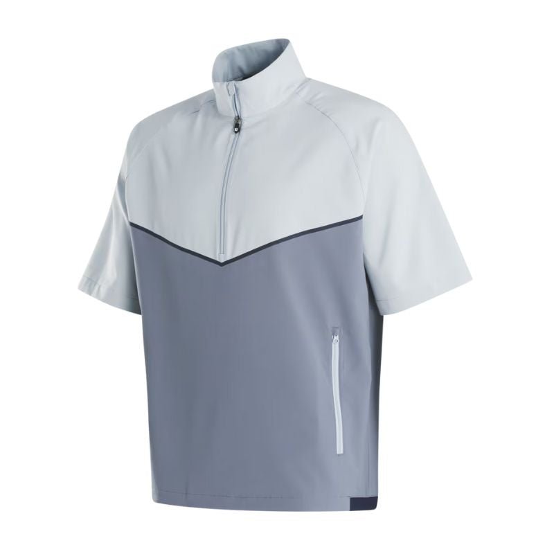 FootJoy Zephyr Short Sleeve Windshirt Niagra/Flint