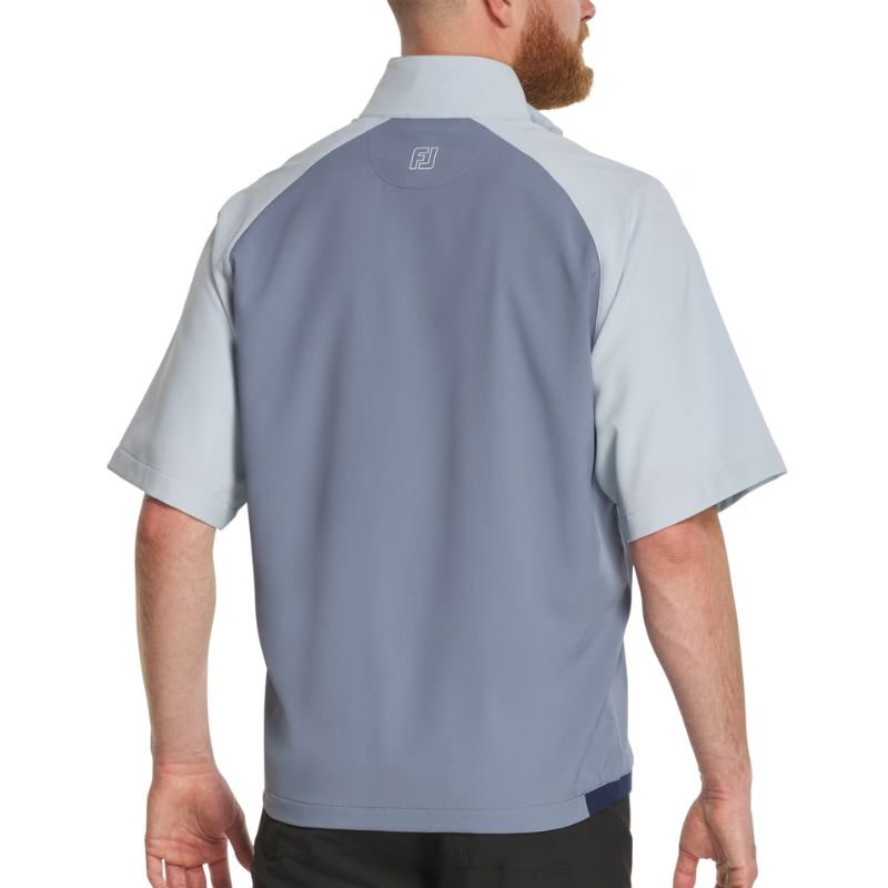 FootJoy Zephyr Short Sleeve Windshirt Niagra/Flint