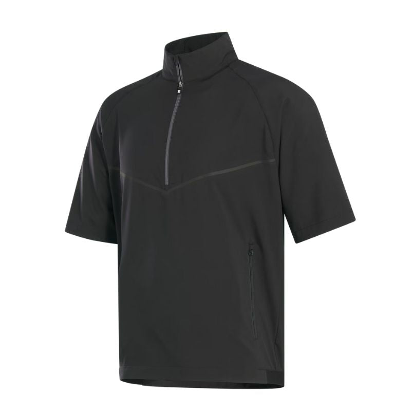 FootJoy Zephyr Short Sleeve Windshirt Black