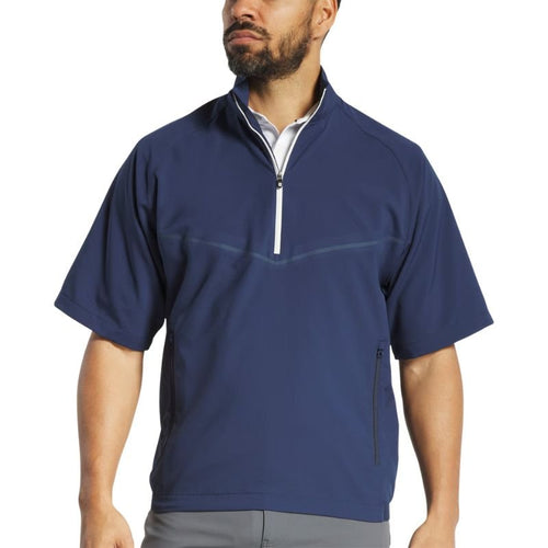 FootJoy Zephyr Short Sleeve Windshirt Navy SMALL