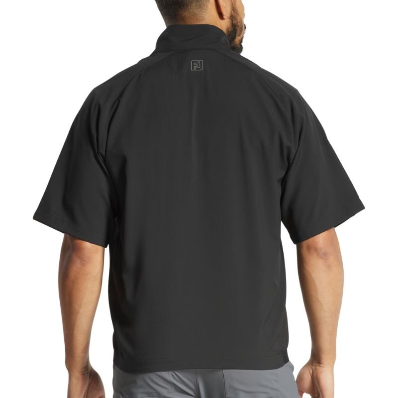 FootJoy Zephyr Short Sleeve Windshirt Black
