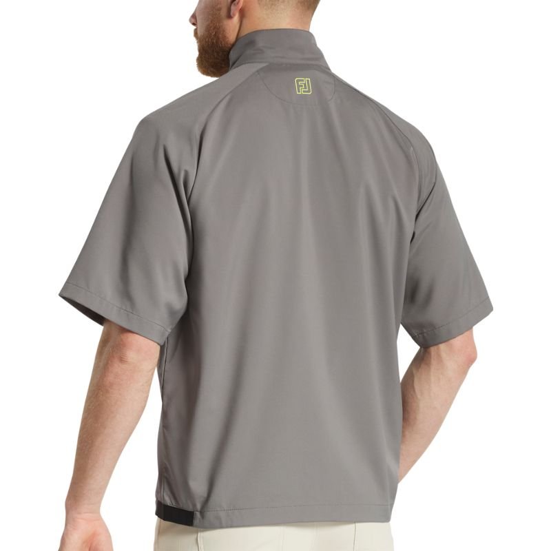 FootJoy Zephyr Short Sleeve Windshirt - Previous Season Style Charcoal