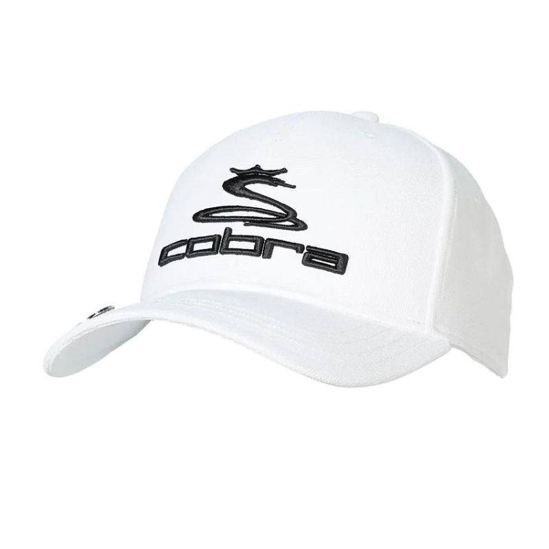 Cobra Ball Marker Adjustable Hat Hat Cobra White OSFA 