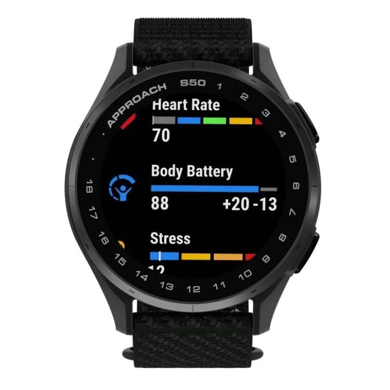 Garmin Approach S50 GPS Golf/Lifestyle Smart Watch - 43mm