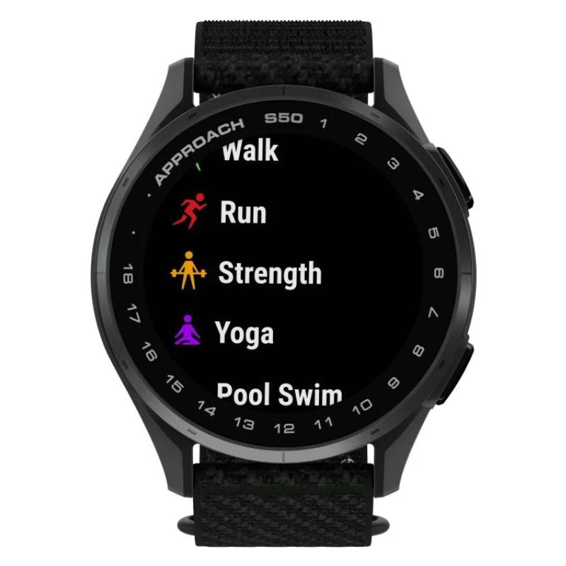 Garmin Approach S50 GPS Golf/Lifestyle Smart Watch - 43mm