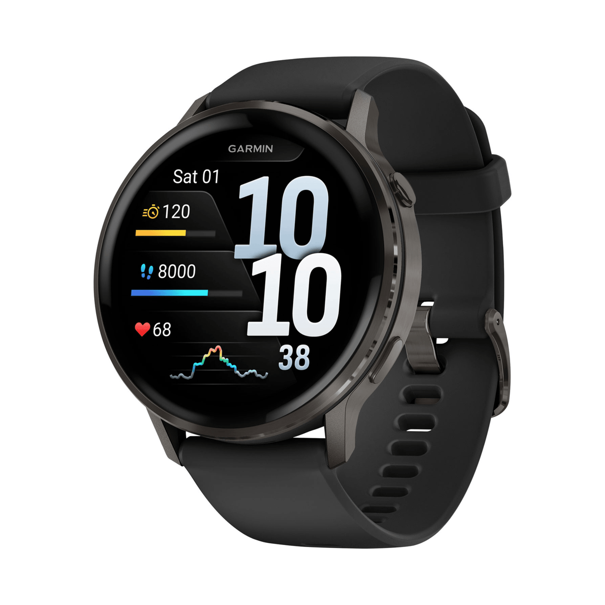 Garmin Venu 4 Golf/Lifestyle Smart Watch - 45mm Slate Black 45mm