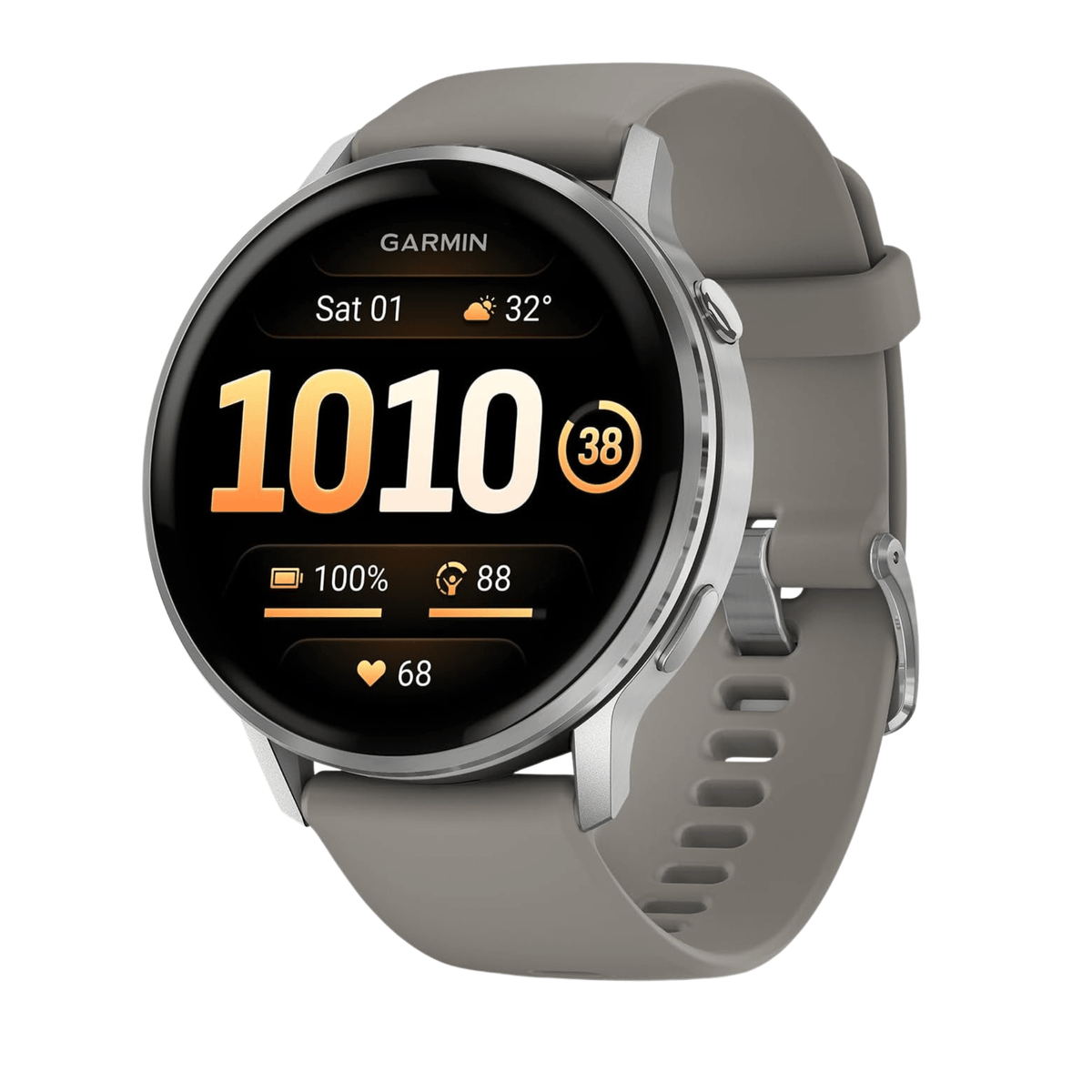 Garmin Venu 4 Golf/Lifestyle Smart Watch - 45mm Silver Grey 45mm