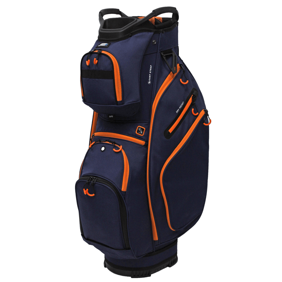 Golf Trends Country Club 2.0 Cart Bag Navy Orange