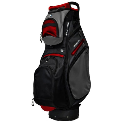 Golf Trends Country Club Cart Bag Black Charcoal Red