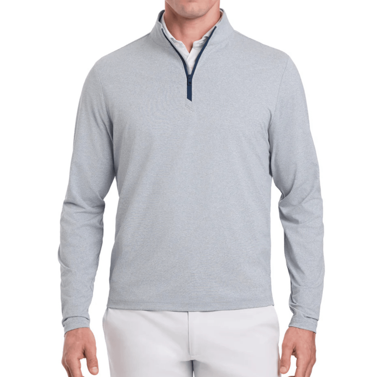 Holderness & Bourne The Bell 1/4 Zip Sweater Heathered Andover