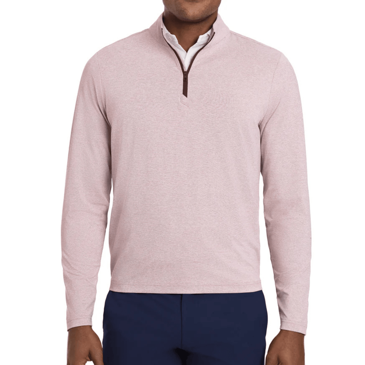Holderness & Bourne The Bell 1/4 Zip Sweater Heathered Exeter