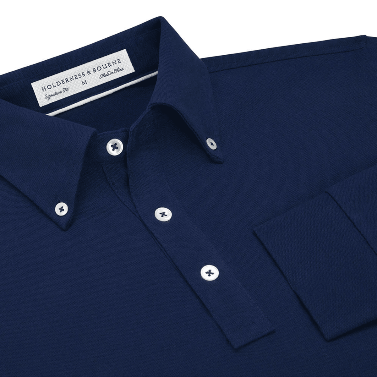 Holderness & Bourne The Burton Long Sleeve Polo
