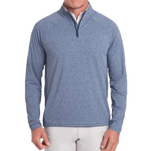 Holderness & Bourne The Darrow 1/4 Zip Sweater Heathered Andover