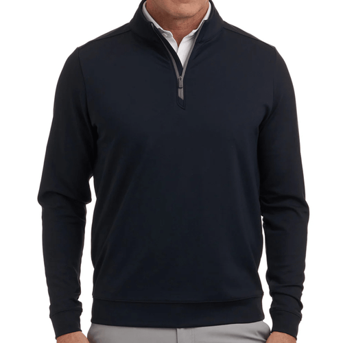 Holderness & Bourne The Dawson 1/4 Zip Sweater Black