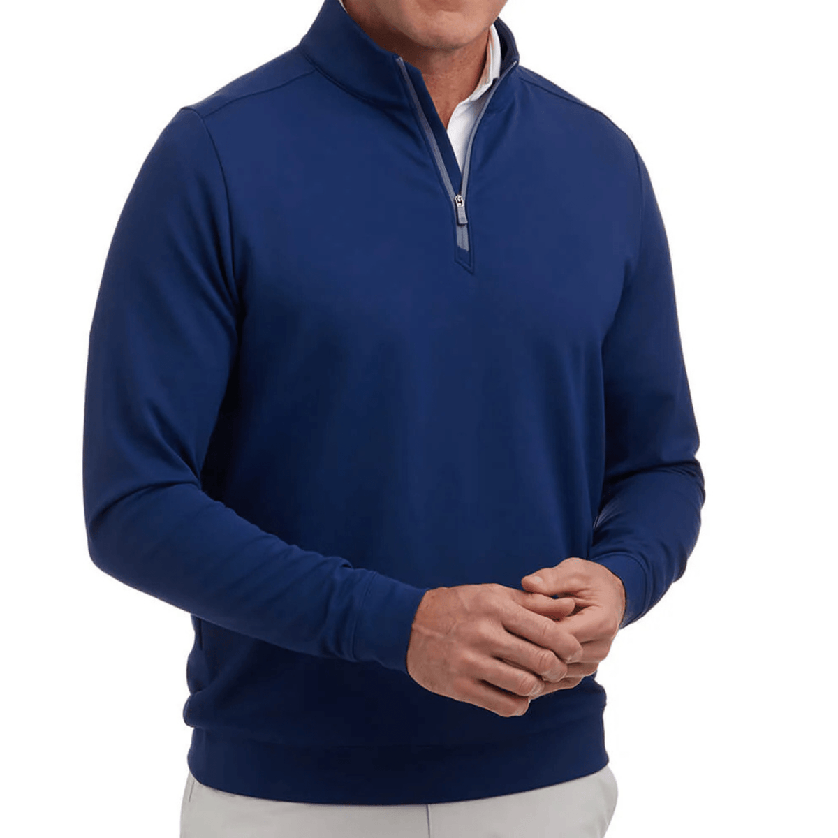 Holderness & Bourne The Dawson 1/4 Zip Sweater Navy