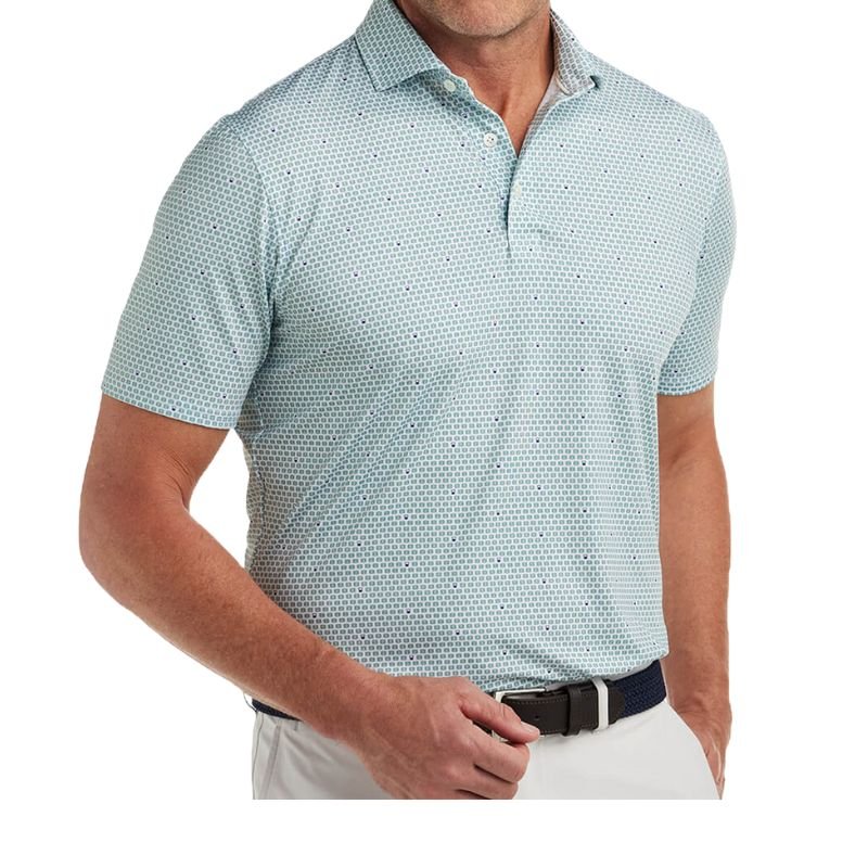 Holderness & Bourne The Elgin Polo Sage Navy White