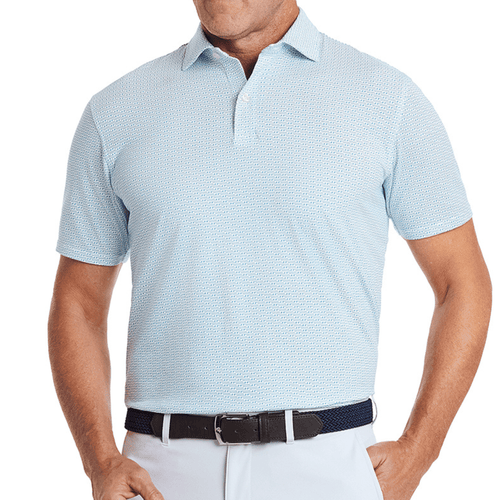 Holderness & Bourne - The Hall Polo White Deep Teal