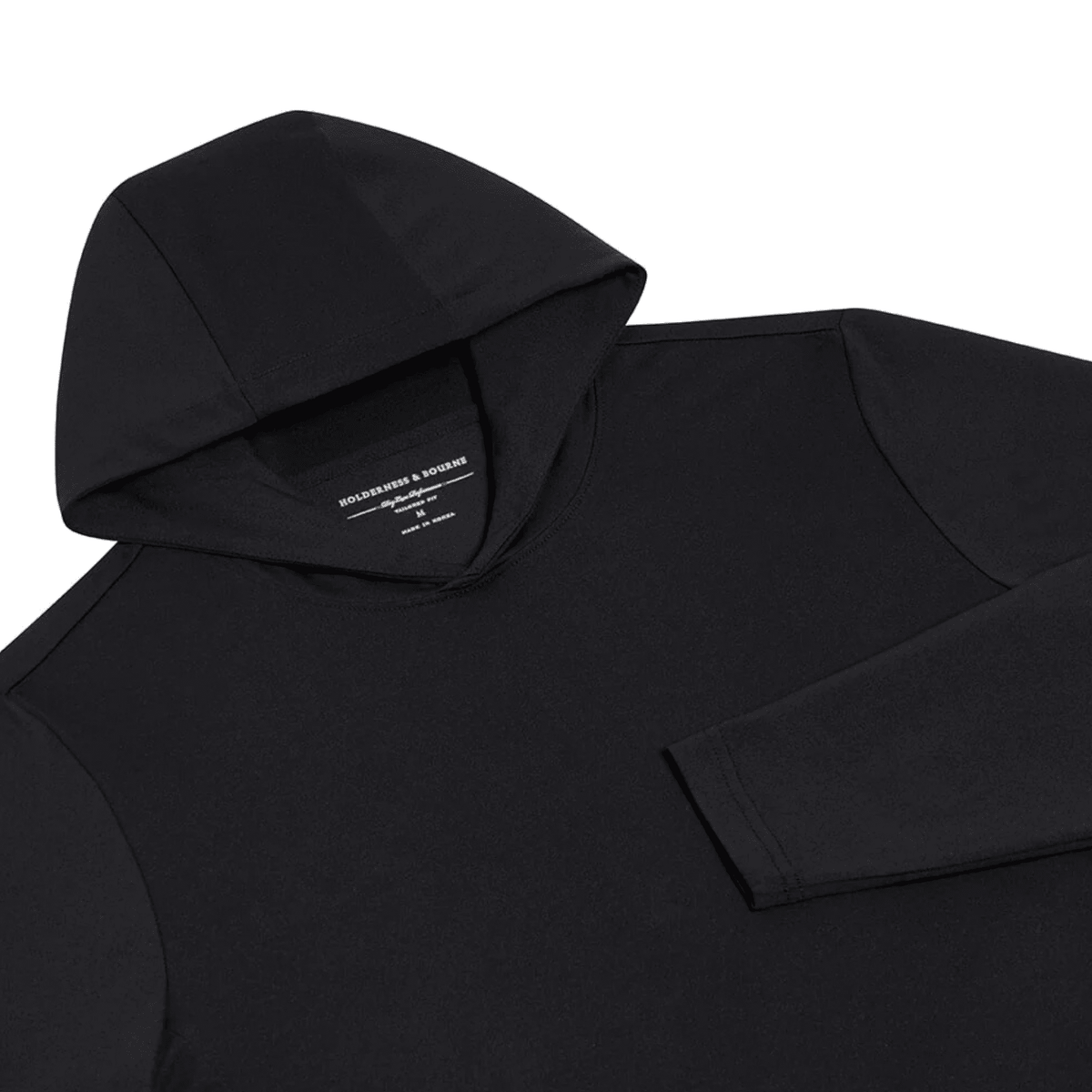 Holderness & Bourne The Jackson Hoodie Black MEDIUM