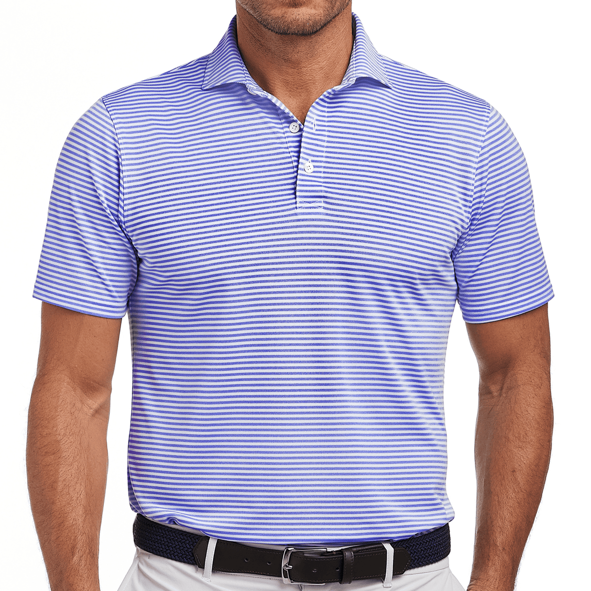 Holderness & Bourne The Maxwell Polo Lavender White