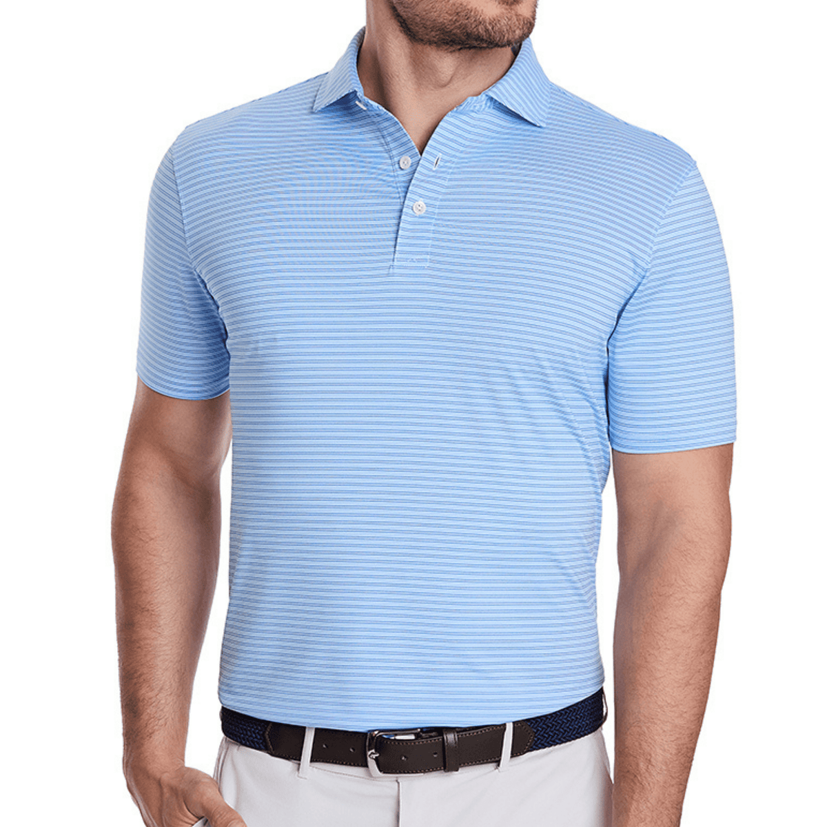 Holderness & Bourne The Nixon Polo Skye Marline Blue White