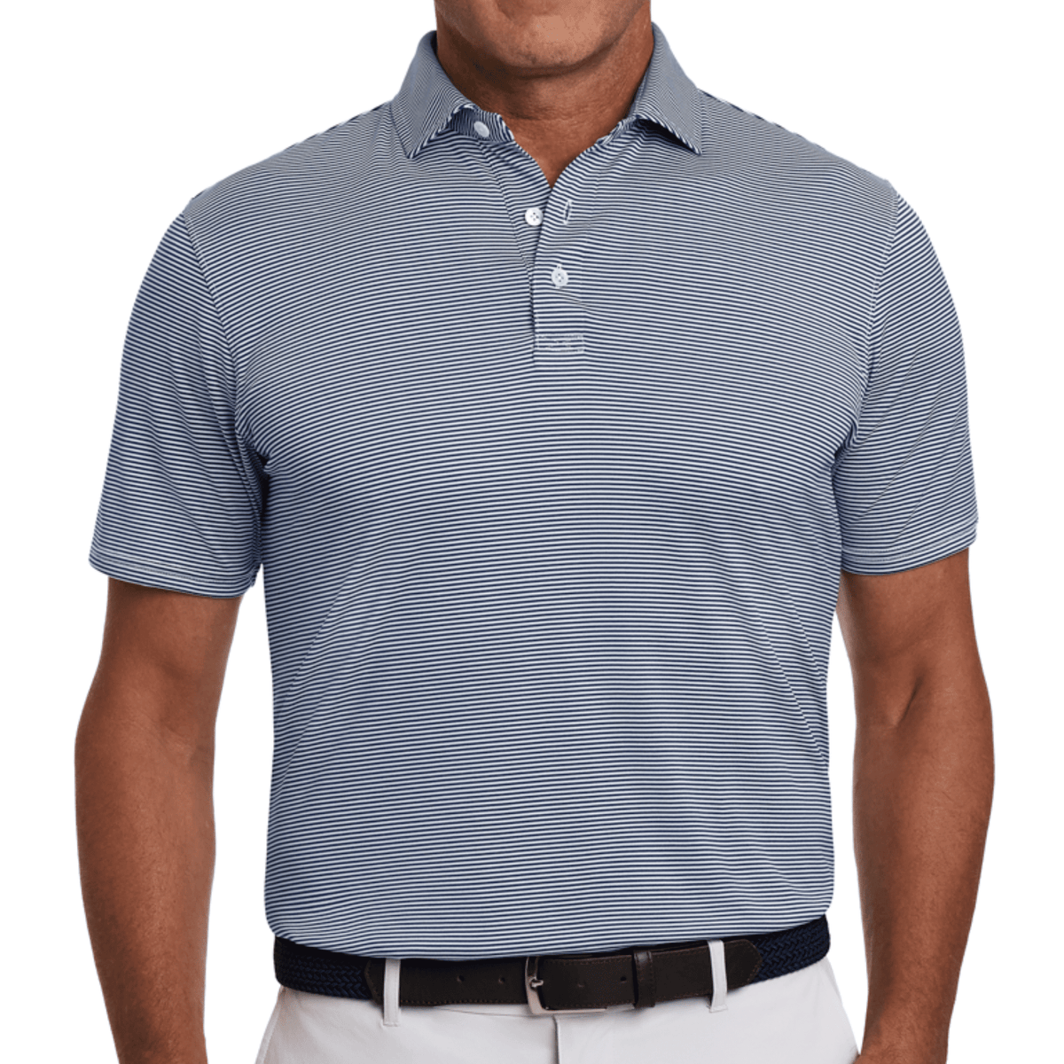 Holderness & Bourne The Perkins Polo Navy White