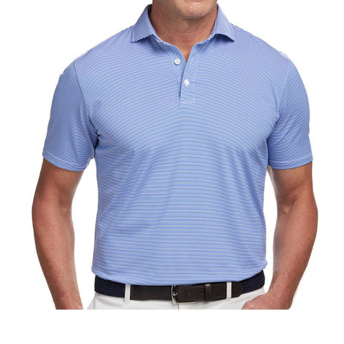 Holderness & Bourne The Perkins Polo Cobalt White