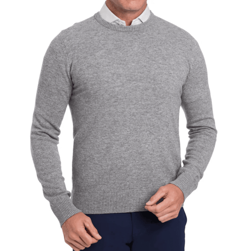 Holderness & Bourne The Shaw Crewneck Sweater Heather Grey