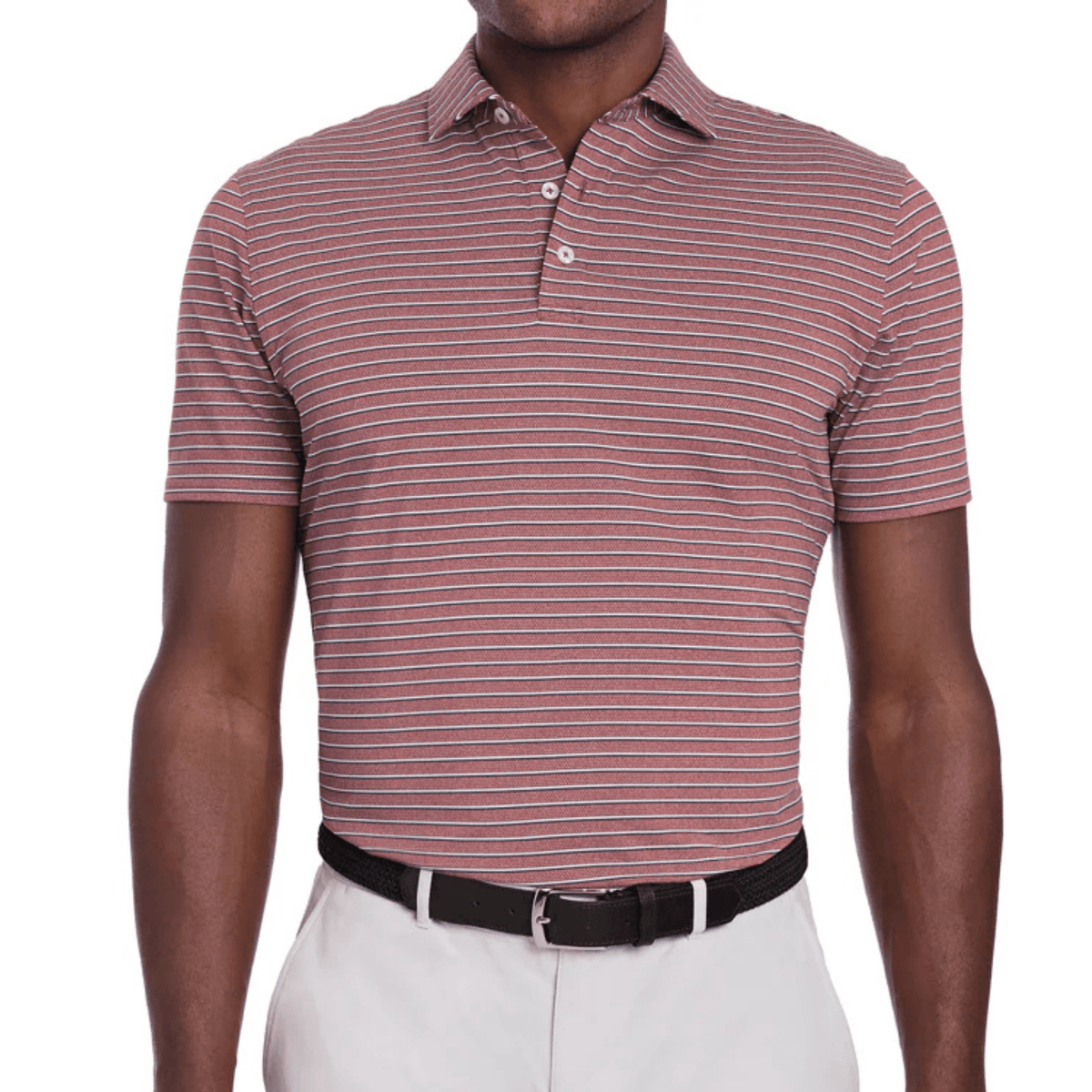 Holderness & Bourne The Springer Polo Heathered Exeter White Navy