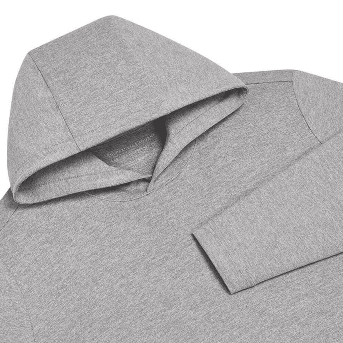Holderness & Bourne The Stowe Hoodie Heathered Grey MEDIUM