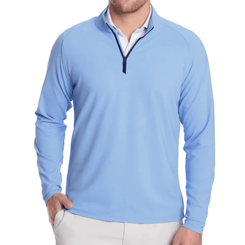 Holderness & Bourne The Stuart 1/4 Zip Sweater Skye
