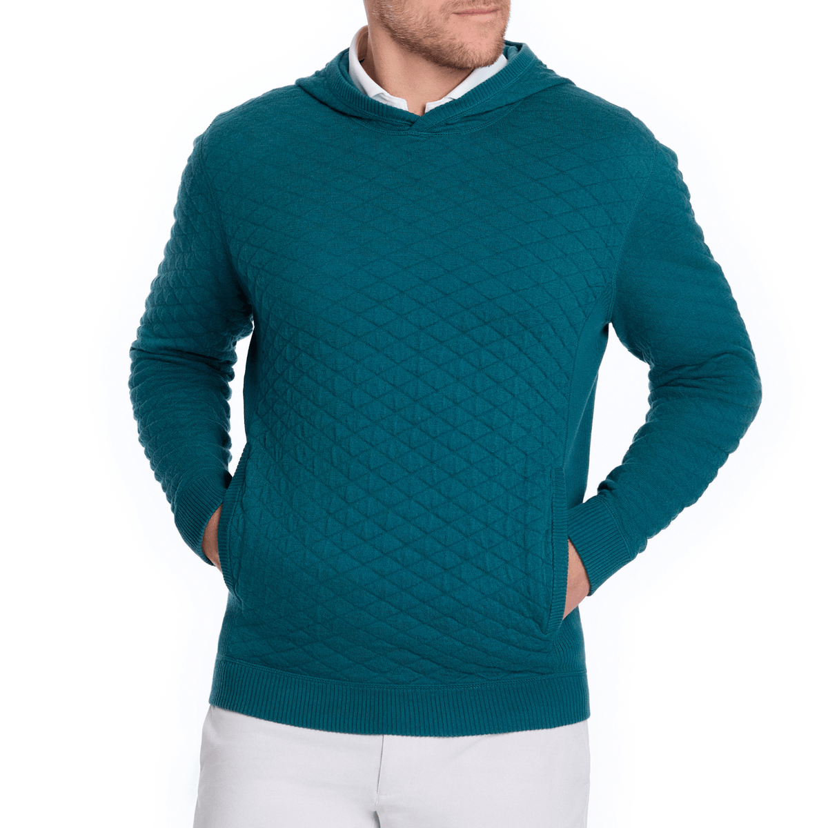 Holderness & Bourne The Wallace Hoodie Deep Teal