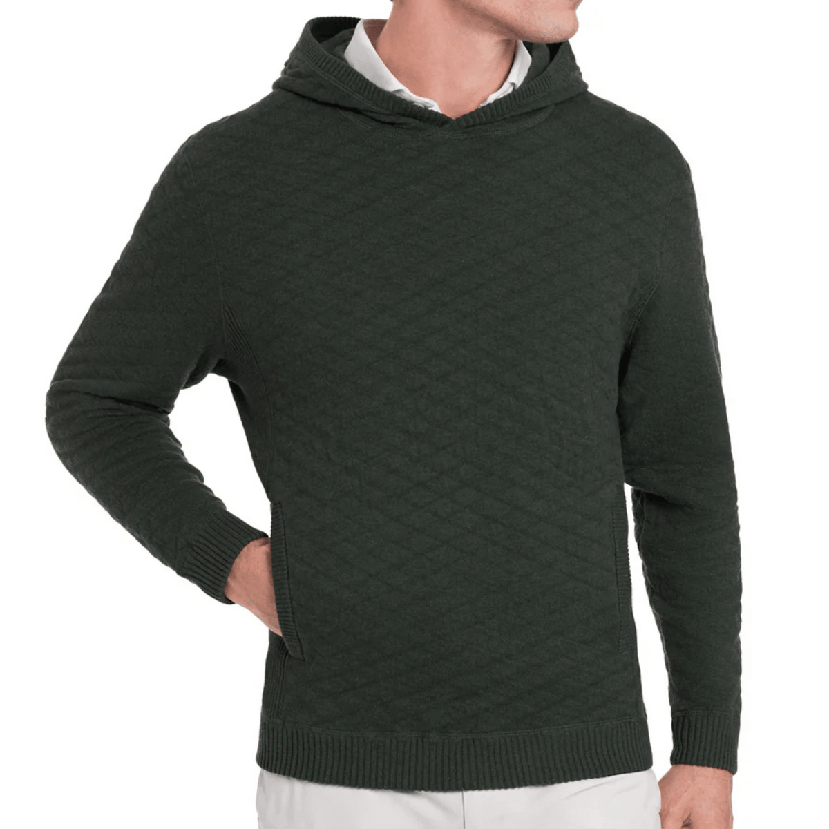 Holderness & Bourne The Wallace Hoodie Heathered Ivy