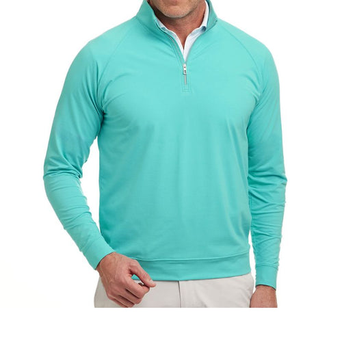 Holderness & Bourne The Westland 1/4 Zip Sweater Heathered Dorset