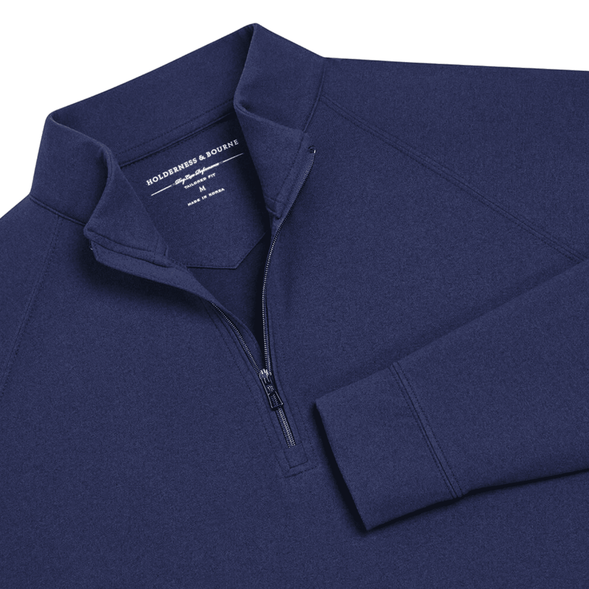 Holderness & Bourne The Westland 1/4 Zip Sweater Navy SMALL