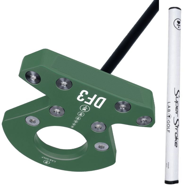 L.A.B. Golf DF3 Putter - Counterbalance 38" Green (Black Accra Shaft)