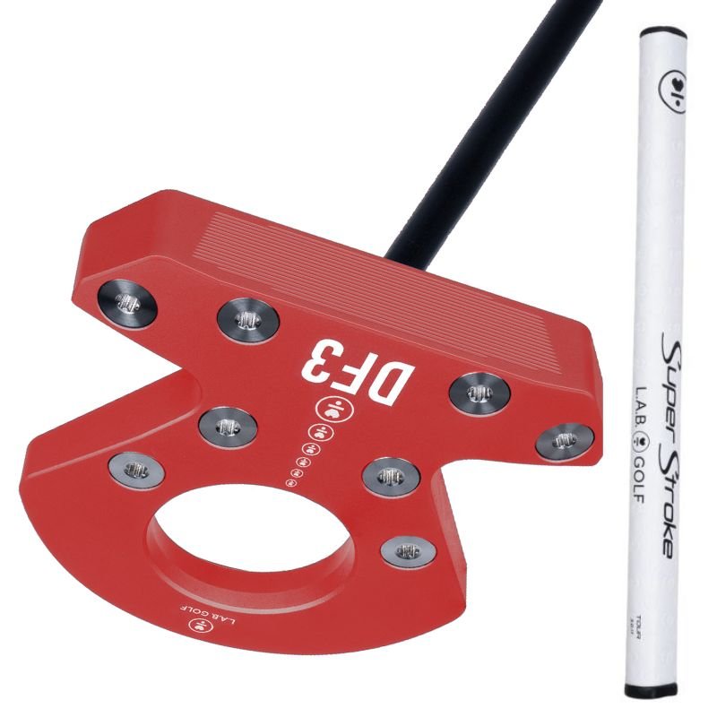 L.A.B. Golf DF3 Putter - Counterbalance 38" Red (Black Accra Shaft)