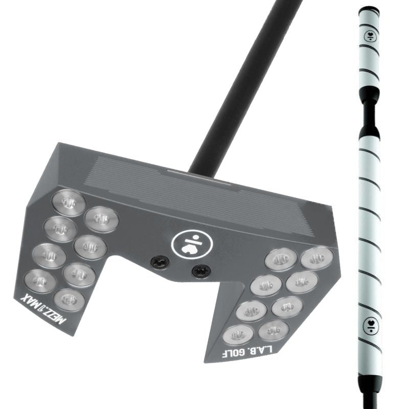 L.A.B. Golf MEZZ.1 MAX Putter - Sweeper - Lucas Glover's Gamer (Single Line Alignment) 45" Platinum (Black Accra Shaft)