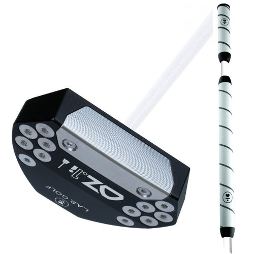 L.A.B. Golf OZ.1i Sweeper Putter 45" Black (ACCRA x L.A.B. White Shaft)