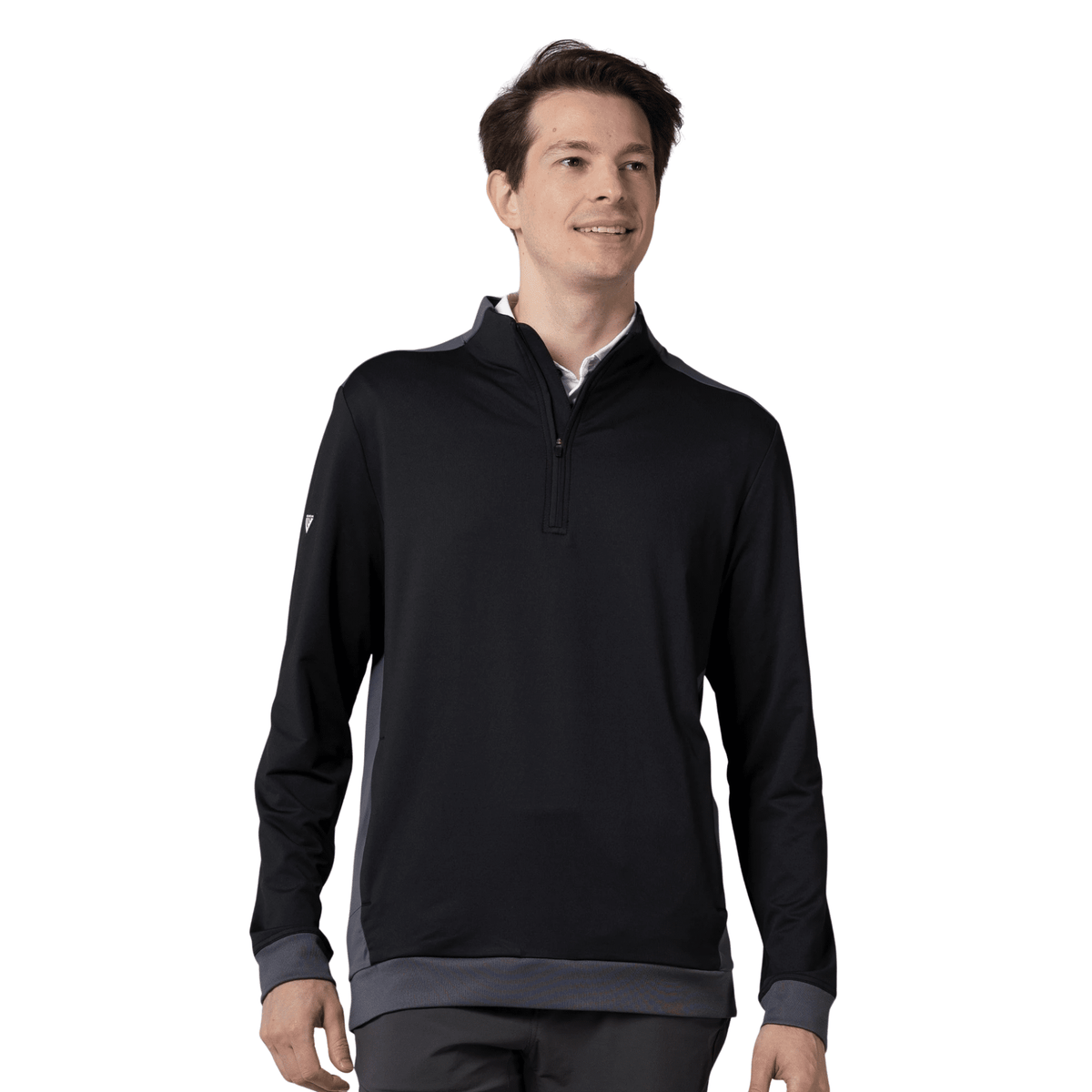 Levelwear Crosswind Pullover Sweater Black Charcoal