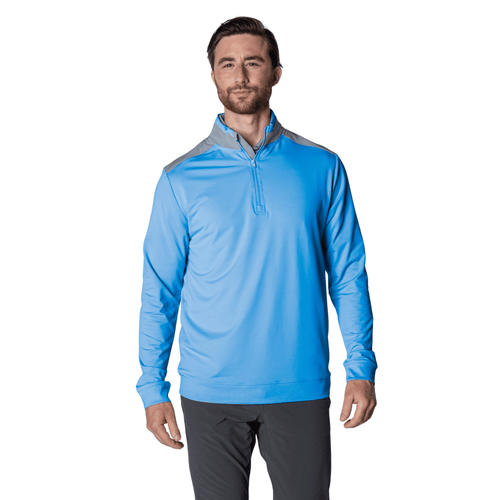 Levelwear Manifest Active Midlayer Sweater Azure Pebble