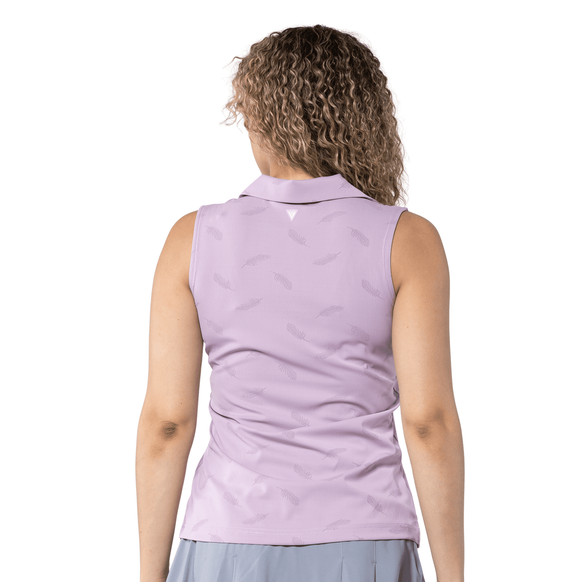 Levelwear Women's Aero Sleeveless Polo Lupine Violet SMALL